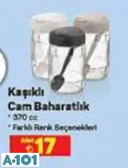 KAŞIKLI CAM BAHARATLIK 370 CC KAŞIKLI CAM BAHARATLIK 370 CC